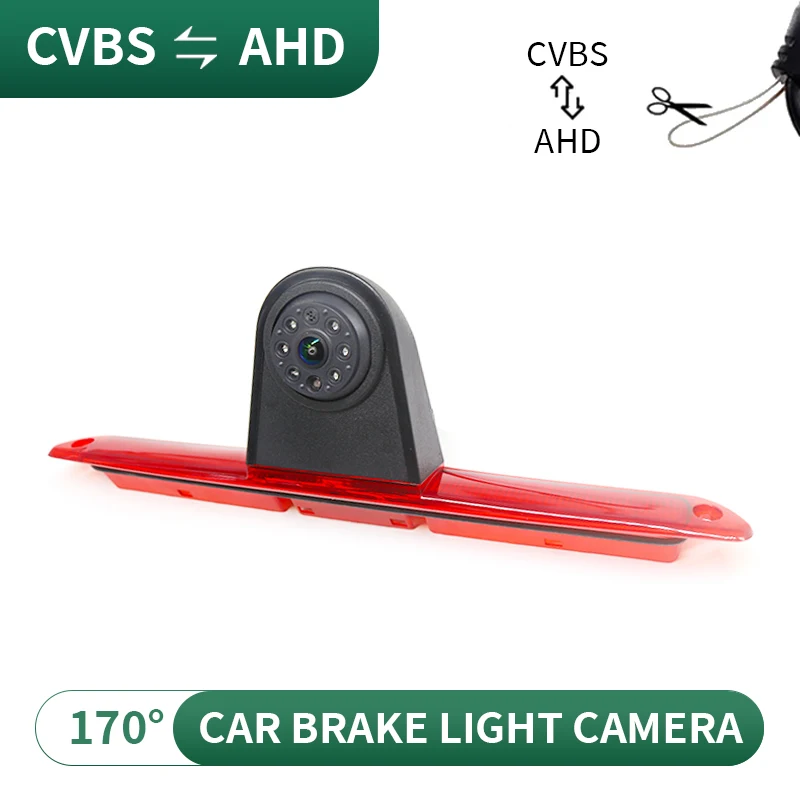 170° AHD Car Brake Light Reverse Camera For Mercedes Benz Sprinter VW Crafter Night Vision Waterproof Backup Camera