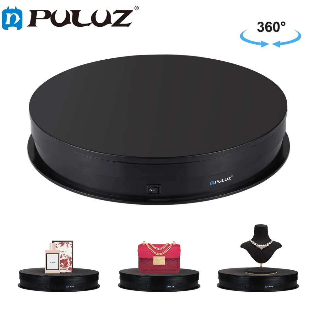 

PULUZ 30cm 15cm USB Electric Rotating 360 Degree Turntable Display Stand Holder Video Shooting Props Photography Turntable BX