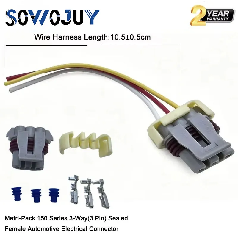3-Pin MAP Crankshaft Position Sensor Pigtail 12129946 For GM Chevy Silverado GMC Sierra Corvette Pontiac LS1 LS2 LS3 LS7 58X