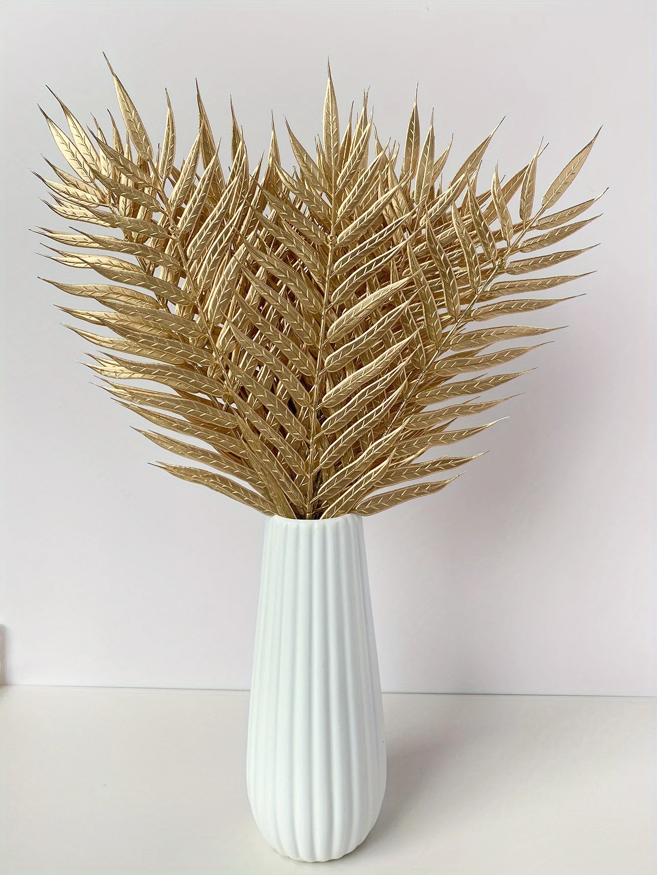 10 Stück/5 Stück goldene Weidenblätter, Simulation goldene Blätter, Hochzeits-Mittelstücke, Brautpartys, Partys, Gartendekoration, Neujahr – Detail 1