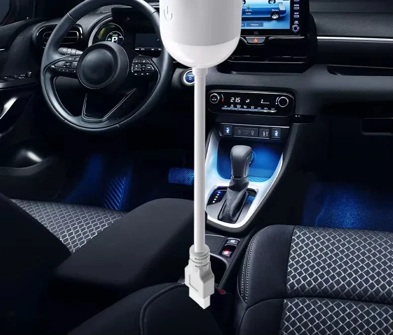 2-in-1 Sternenhimmel-Nachtlichtprojektor Plug-and-Play Galaxie-Sternprojektor USB-betriebene Deckenleuchte für Schlafzimmer- und Autodekoration – Detail 7