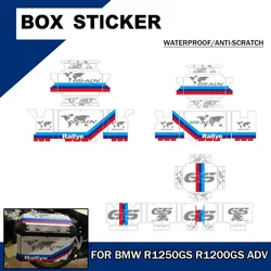 Motorcycle Side Box Sticker Tail Luggage Case Pannier Decals For BMW R1250GS Rally GSA R1250 GS R1200GS Adventure 2019-2023 2024