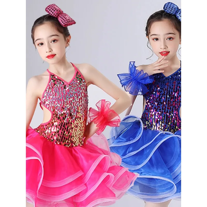 

Children's performance costumes, fluffy gauze skirts, camisole skirts, choir performance costumes, kindergarten dance skirts