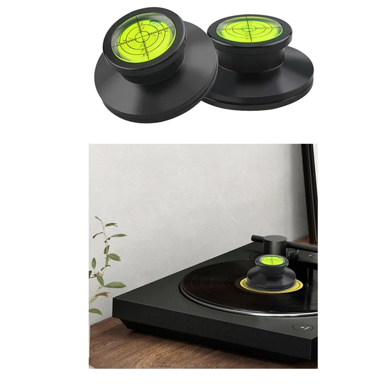 HFES الفضة الدقة المعادن القرص استقرار المشبك لعشاق القرص الدوار Hifi LP مسجل فينيل