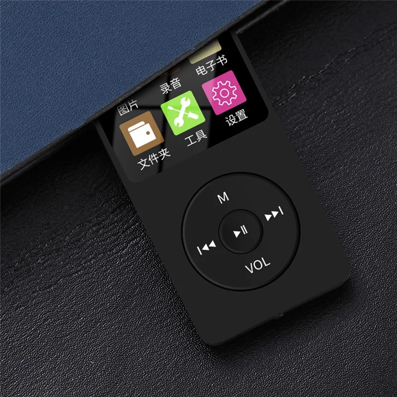 مشغل MP4 MP3 بلوتوث 160X120px Mini Walkman Student 1.8 بوصة شاشة 64G بطاقة توصيل مشغل موسيقى رياضي، متين E