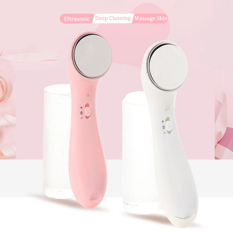 Wholesale Antiaging Machine High Frequency Ultrasonic Facial Beauty Device Ionic Face Cleaner Wrinkle Removal Skin Lift Massager