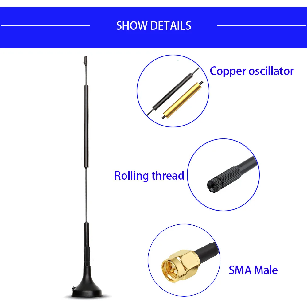 2.4GHz WIFI waterproof antenna 12dbi wireless router SMA omnidirectional high gain wifi antenna