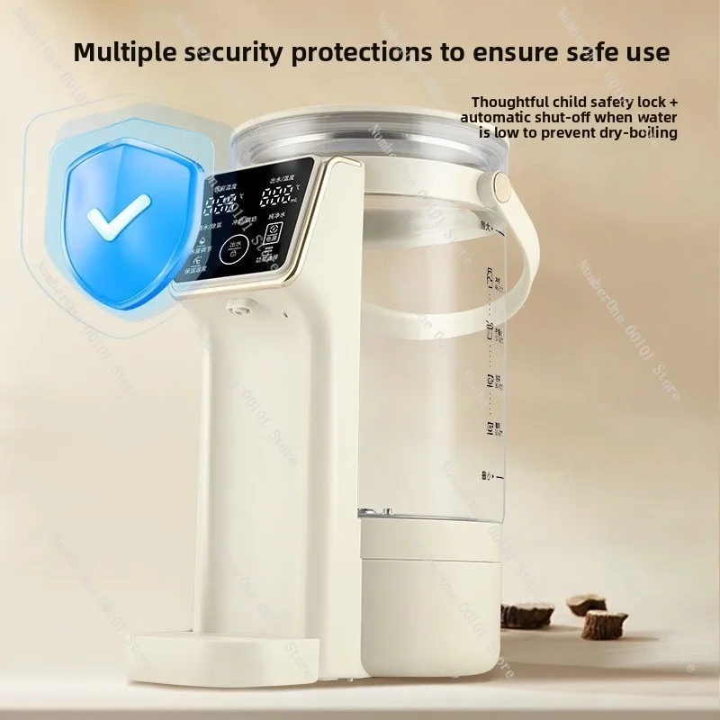 4L Large Capacity Electric Kettle Constant Temperature Smart Automatic Glass Insulation