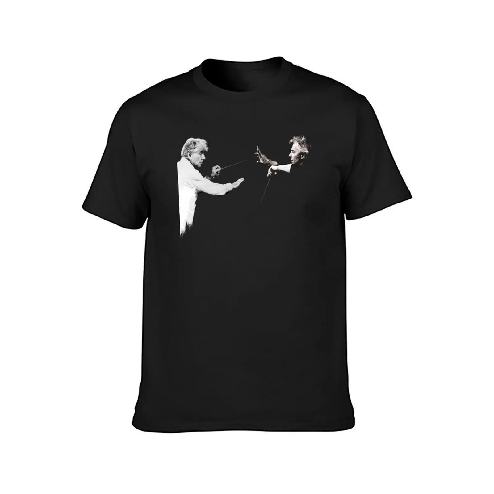 Karajan vs Bernstein T-Shirt vintage clothes customizeds mens champion t shirts