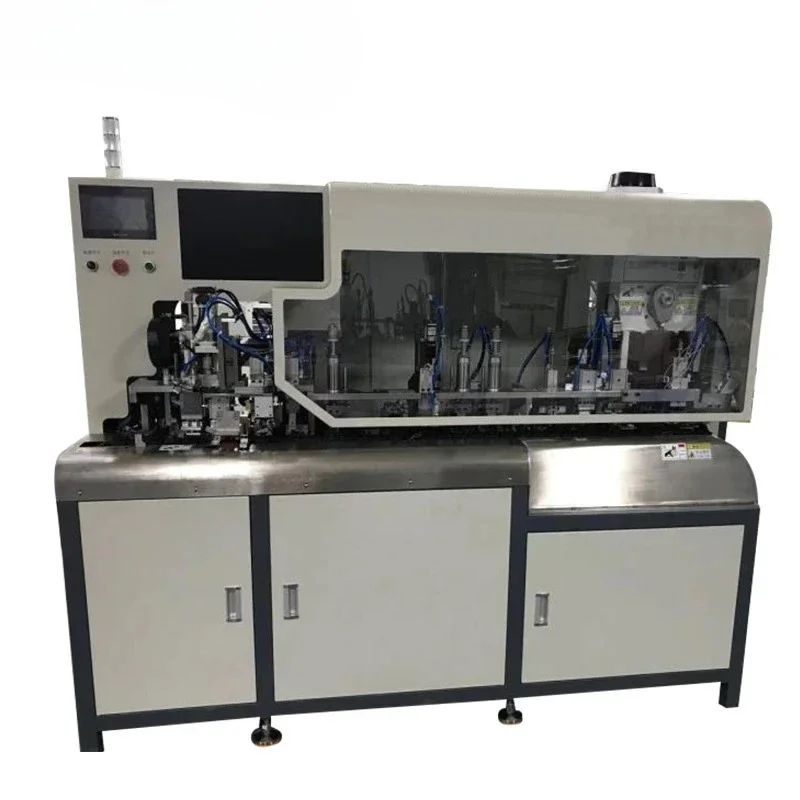 Fully Automatic Two -insert Internal Frame Punching Machine EW-9890 Plug Making Producing Assembling Machine