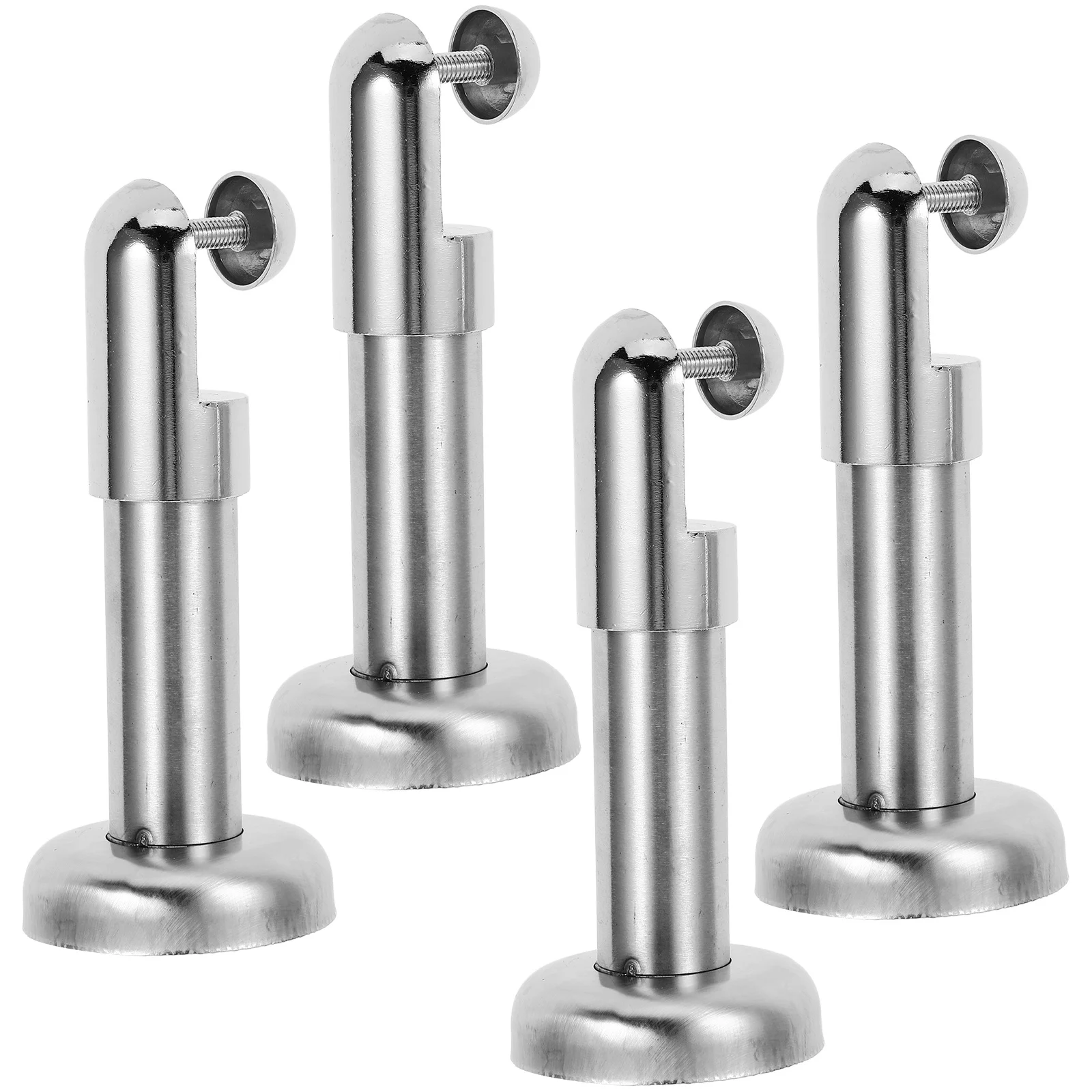 4 قطعة الفولاذ المقاوم للصدأ التقسيم المشبك قدرة تحمل قوية المرحاض التقسيم دعم القدم مرحاض الأجهزة التبعي