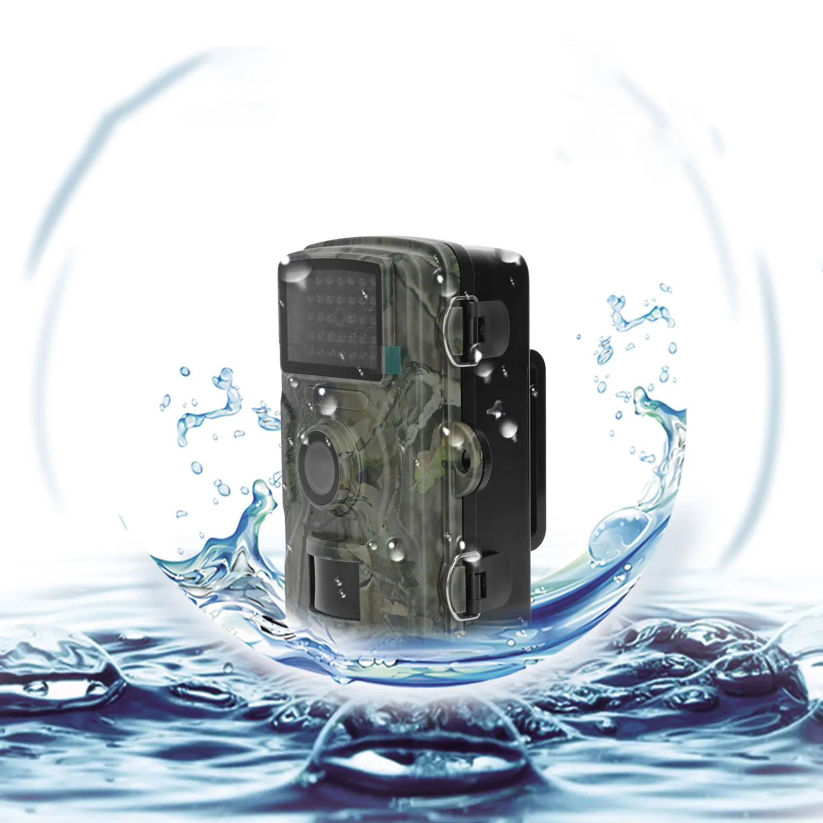 

Night Vision Hunting Camera Outdoor Trail Game 12MP 1080P Scouting Wildlife Monitoring Waterproof IP66 Abs