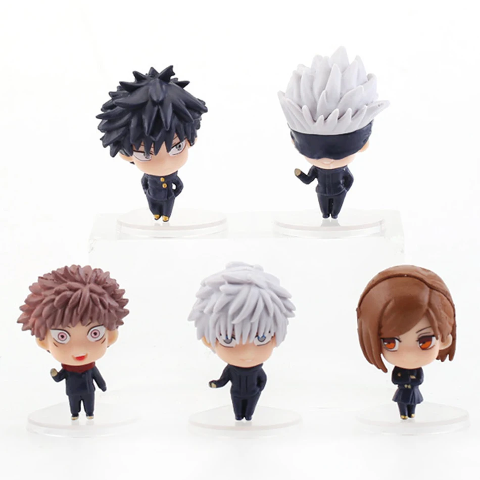 Jujutsu Battle Anime Mini Palmare Tiger Staff Yuren Gojo Gojo Q Edition Palmare Modello in PVC Ornamento Anime Periferico Regalo