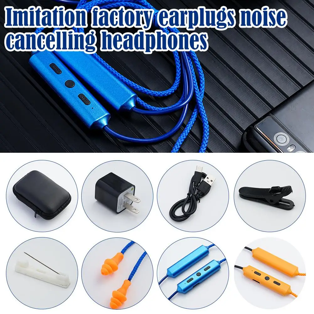 Ear Plugs Bluetooth-compatible Headset For Work Noise Suppression Hearing Protection Construction Sites Noisy Places