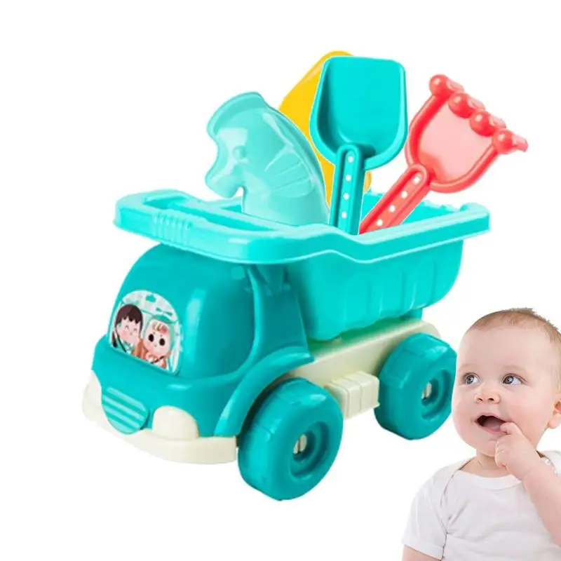 

Summer Beach Toys For Kids Funny Water Toys Sand Bucket Shovels Summer Toys For Beach Sand Water Game Playing Cart