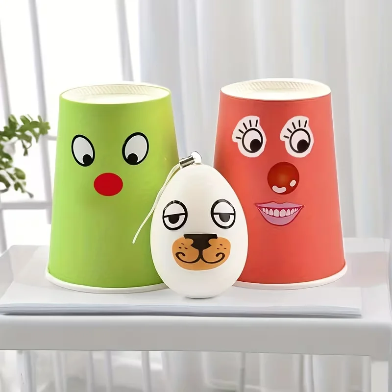 1 Roll Eyes Stickers Self-Adhesive Eye Decals for Crafts Home Decor Easter Halloween Thanksgiving Christmas Party Gifts