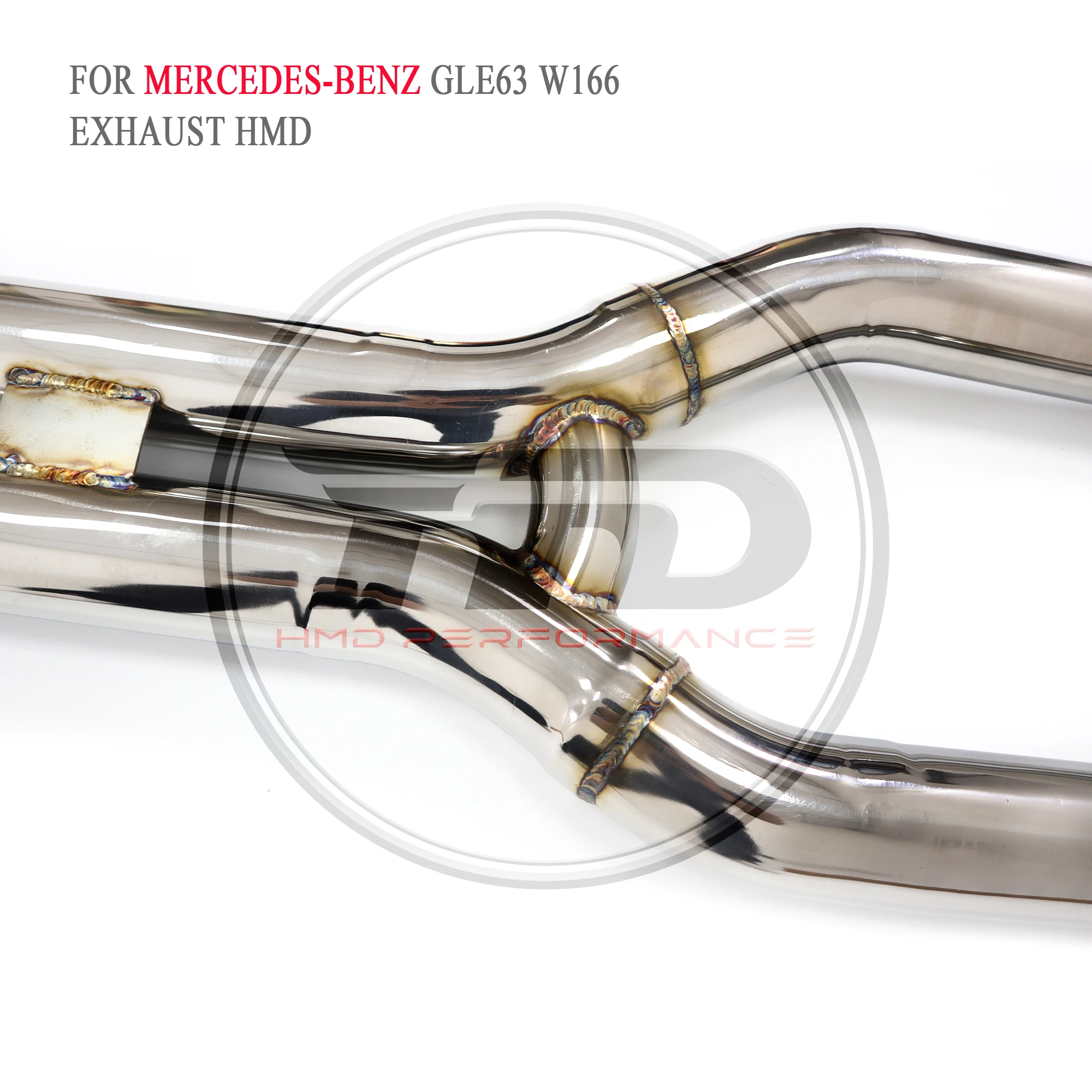 Discount offer Stainless steel catback  with valve for Mercedes benz GLE63 w166 5.5T HMD exhaust