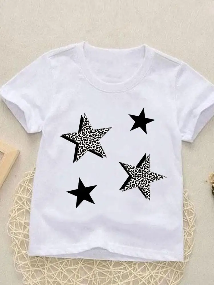 

Star Trend New Style Kids Tees Tops Short Sleeve Fashion O-neck Girls Boys Summer Cartoon Outfits T-shirts Children Clothes