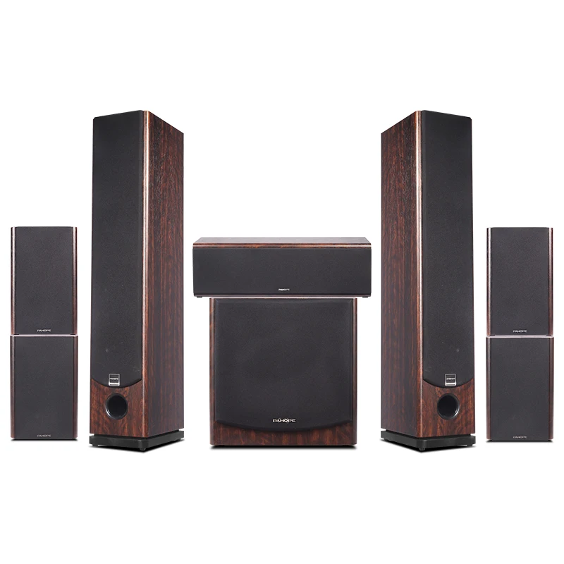 

7.1 Tower Home Theater System Surround Sound Floor-standing Wooden Home Theatre System