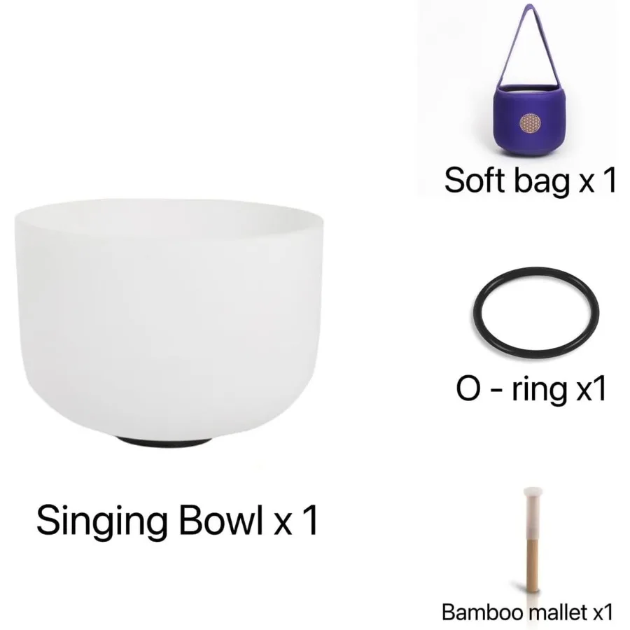 11 وعاء غناء كريستالي في ملاحظة G لشفاء اليقظة والتأمل واليوجا والممارسات الروحية وشفاء الجسم وموازنة الشقرا #2