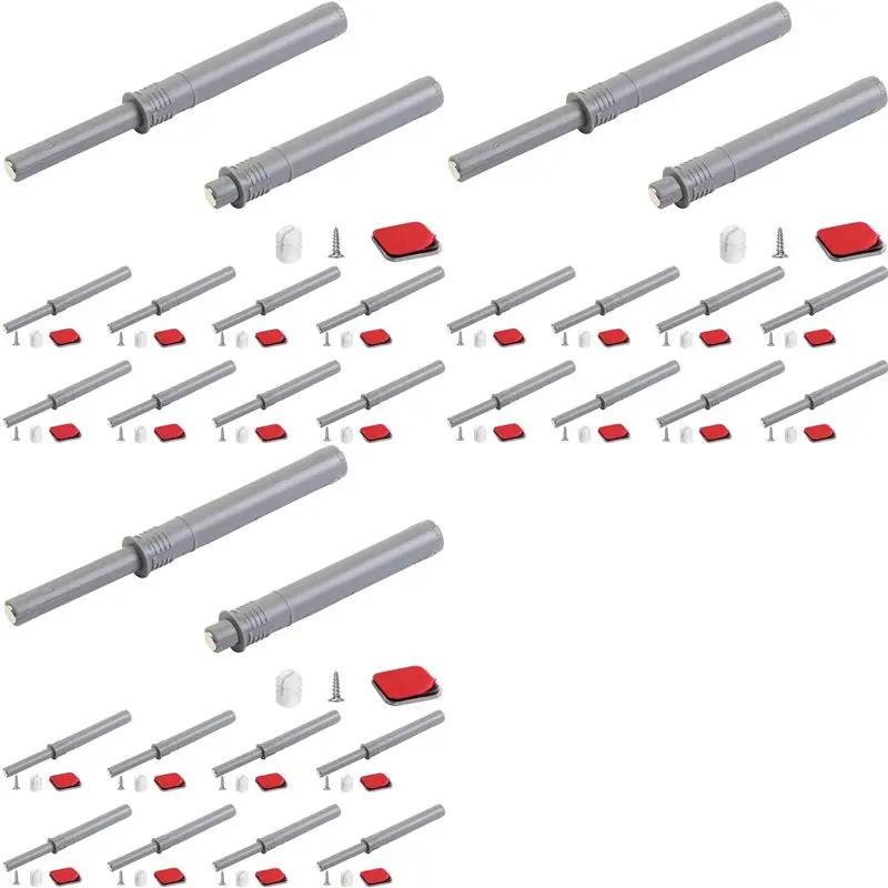 

ABUL-Push To Open Cabinet Hardware 30Pack Push Latch & Lock For Door Touch Latches And Catch Push Release Drawer Long