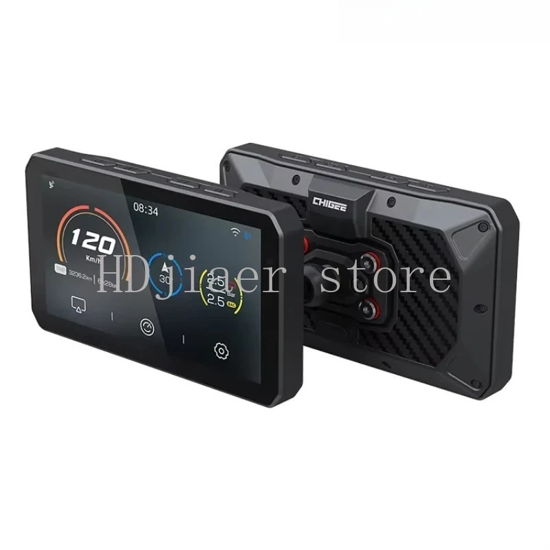 

H-ot -Sale 5G Ip68 Water-proof Tachograph Chigee Aio 5 Da-sh Cam Motor-cycle Dual Cam-era Driving Recorder