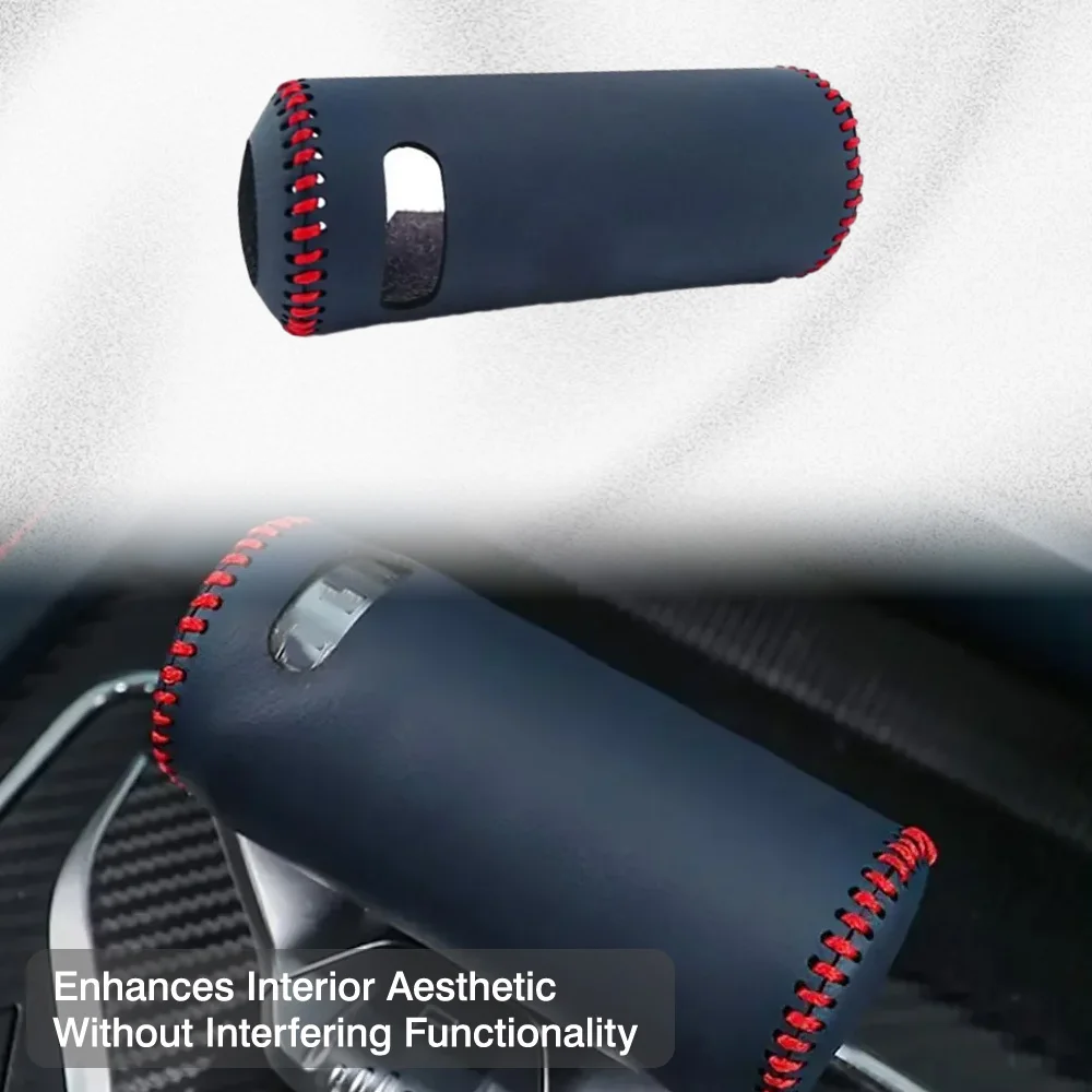 

Car Interior Gear Shift Knob Protective Cover Trim Leather For BYD Yuan Plus Atto 3 2022 2023 2024 Left Hand Drive Models