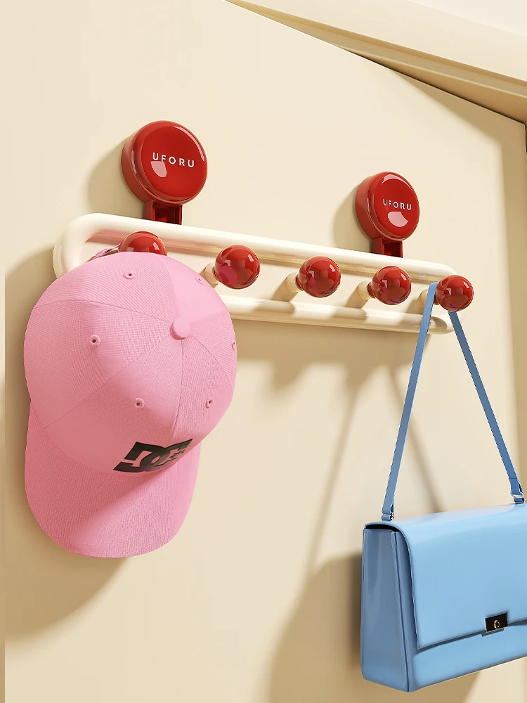 UFORU Dopamin-Saugnapfhaken – stanzfreie Badezimmer-Wandhalterung mit Kugeldesign – Detail 7