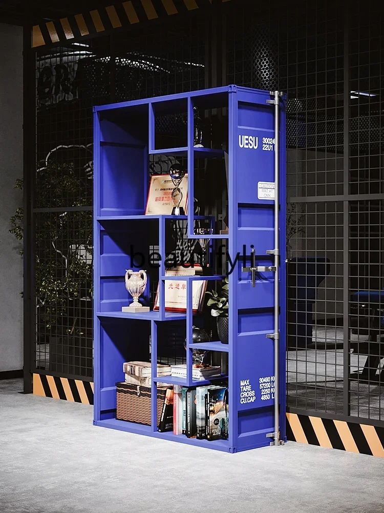 LXIndustrial Style Display Rack Trendy Store Product Display Rack Gym Display CabinetSSS