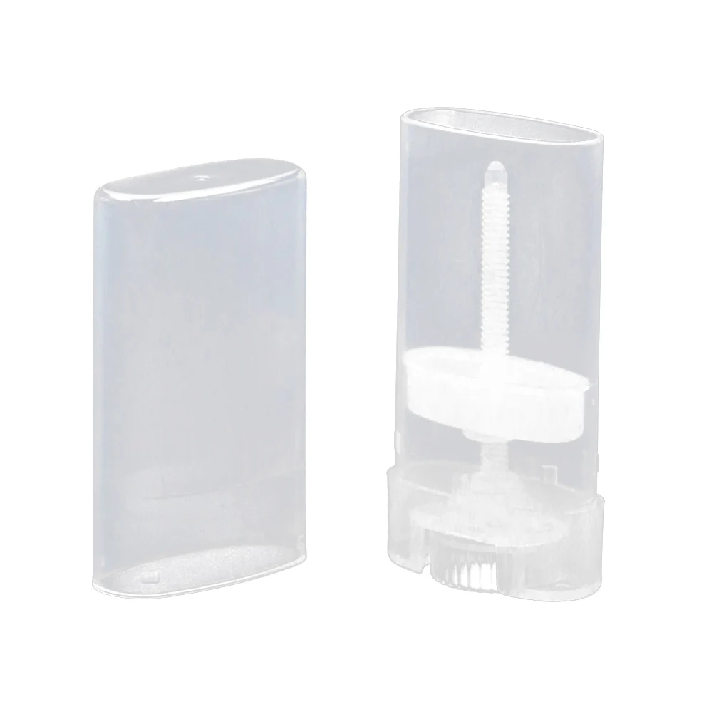 10pcs Transparent Lipstick Tube Empty Clear Container For Lip Balm Deodorant Powder Travel Storage Case Lightweight