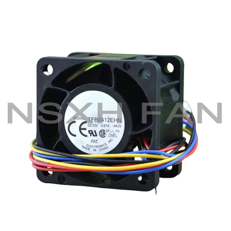 TFB0412EHN PWM 4CM 40MM PWM 15,000RPM 26cfm 12V 0.87A Server Inverter Cooling Fans Blower Case