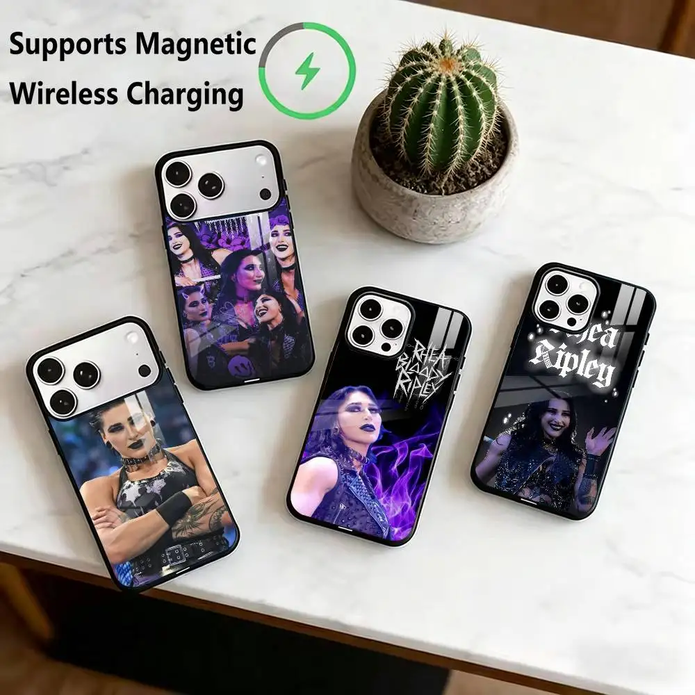 

Rhea R-Ripley S-Succubus Phone Case For iPhone17,16,15,14,13,12,11 Plus,Pro Allows magnetic wireless charging