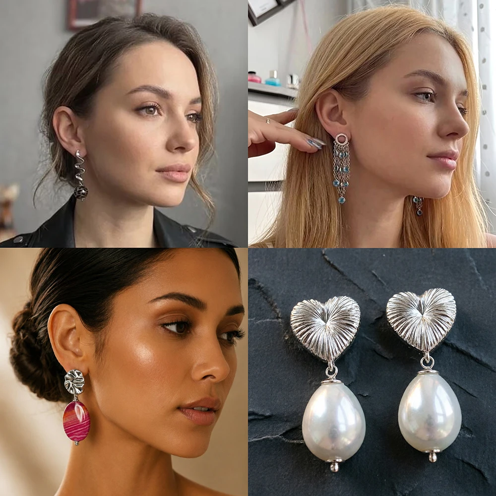 НОВЫЕ Застежки-крючки для сере – обзор и цена Hoop Earrings
