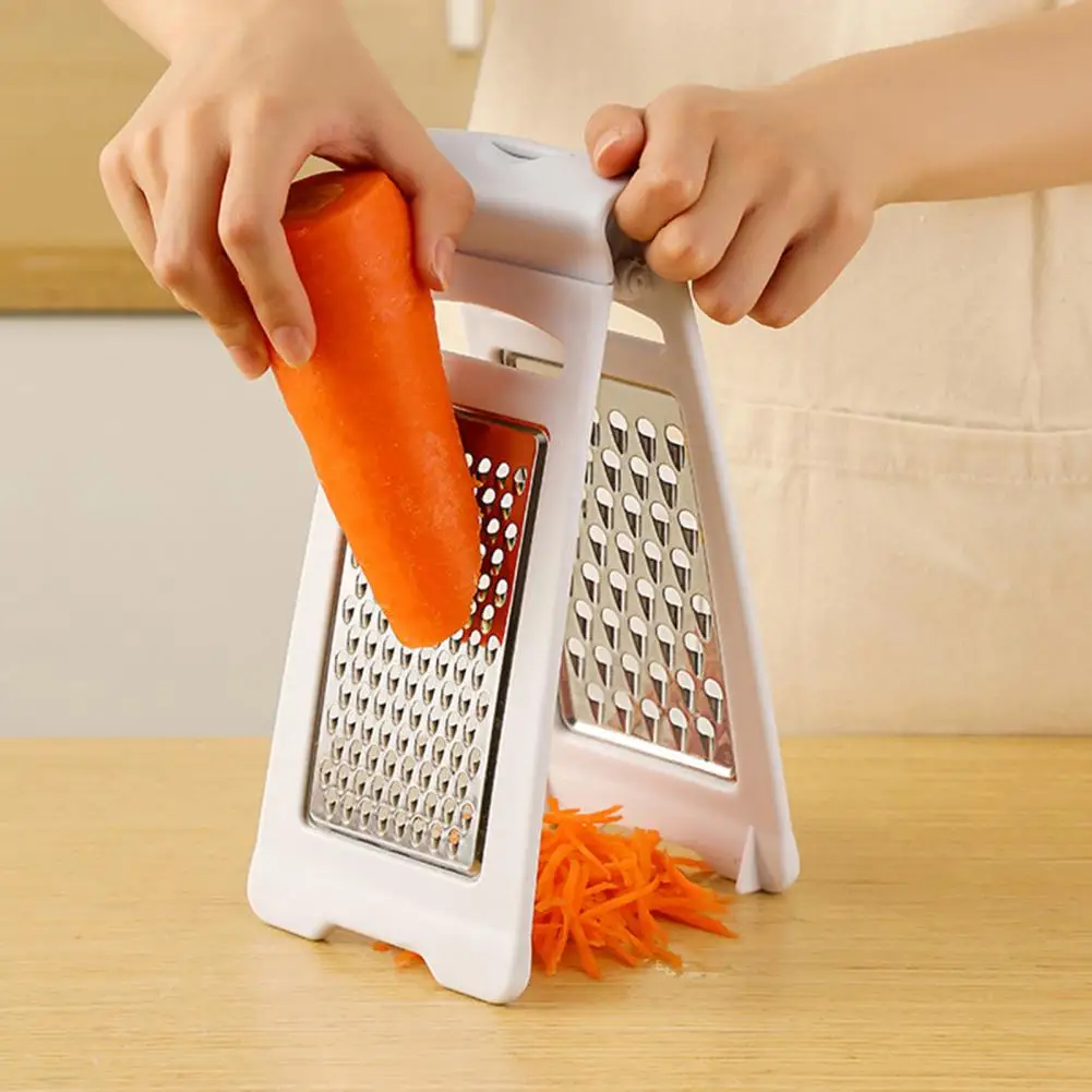 Double-sided Vegetable Grater Versatile Kitchen Tool Carrot Cucumber Slicer Vegetable Grater Double-sided Blade Potato Cheese