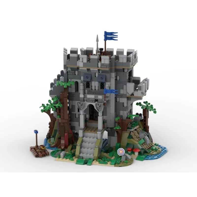 

1141 шт. MOC Castle in The Forest Castle Модульный средневековый замок 31120 Альтернативная модель Кирпичи DIY Строительные блоки Игрушки для подарка