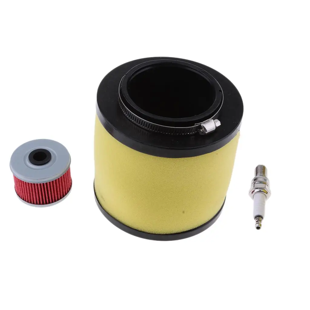 

Oil Filter, Air Filter & Spark Plug for Honda Rancher TRX400 Tune Up