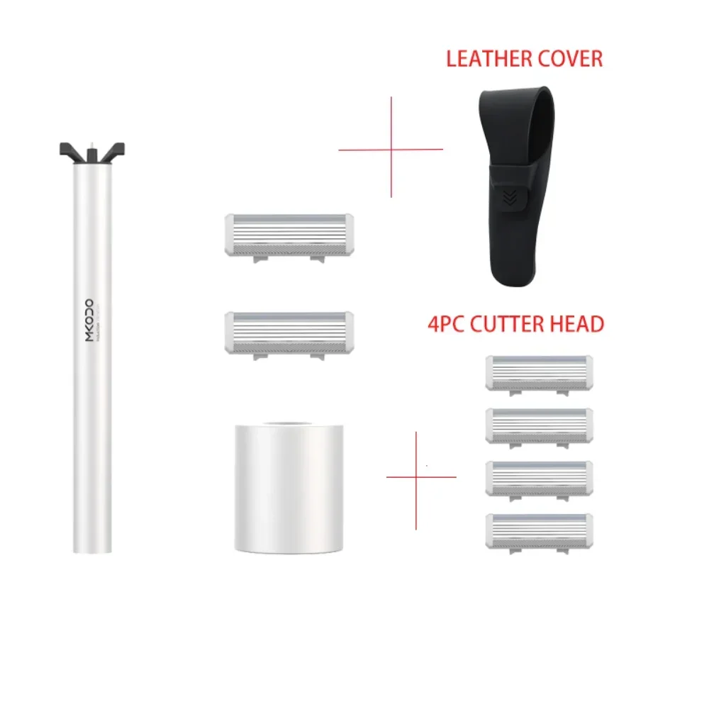 Youpin MKODO Sensing Shaver Induction Manual Dual Mode Face Shaver High Frequency Shock 3D Electric Shaving Steel Razor holder