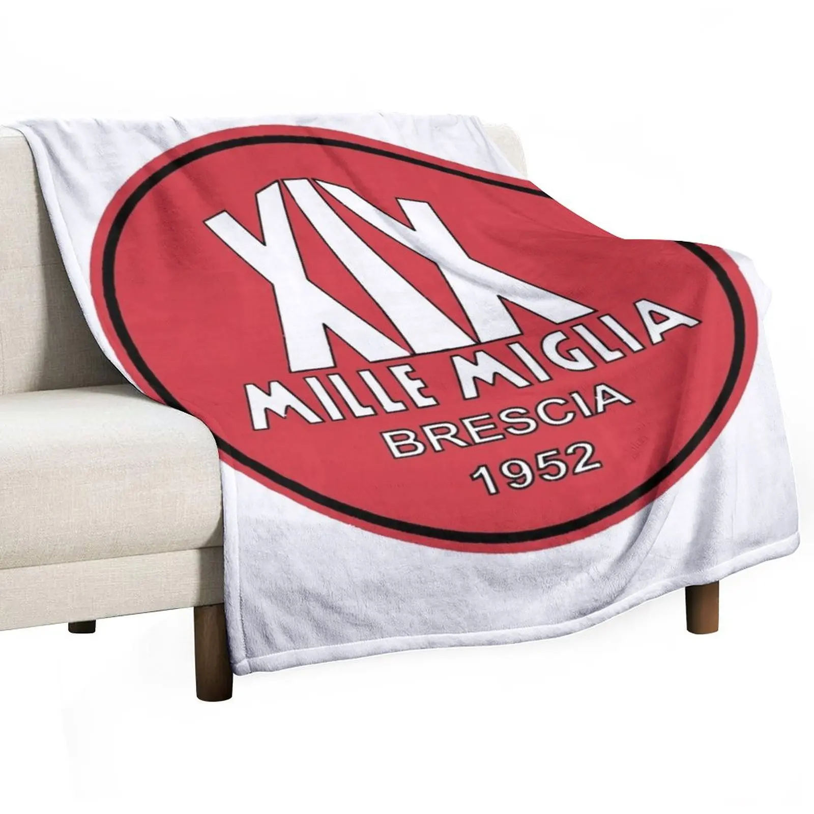 

Mille Miglia Brescia 1952 Vintage Racing Throw Blanket Blankets For Baby Designers Decorative Sofa Soft Plaid Blankets