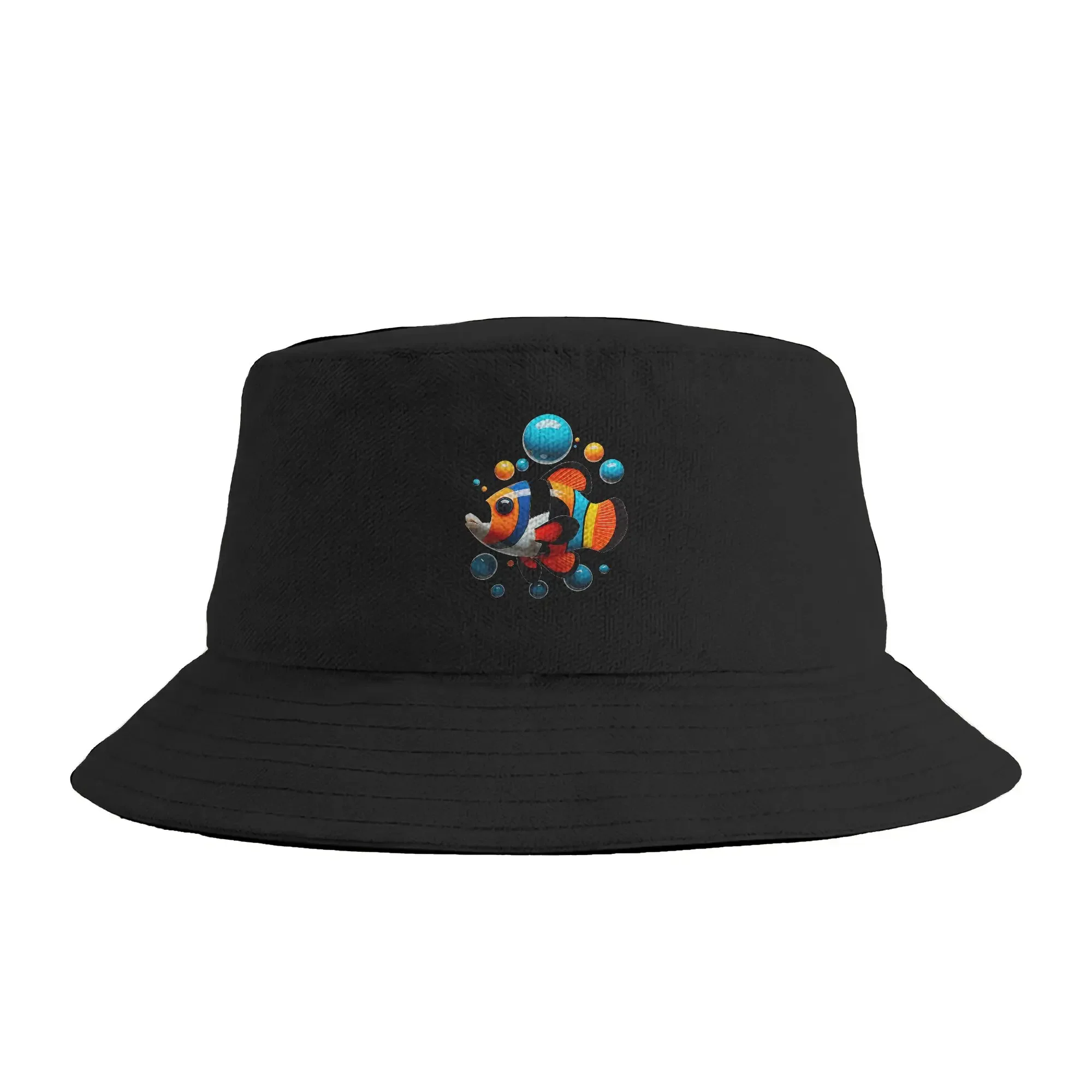 Colorful Betta Fish Lover Splash Art Betta Fighting Fish Bucket Hat Streetwear Fisherman Caps For Unisex Classic Travel Sun Hats