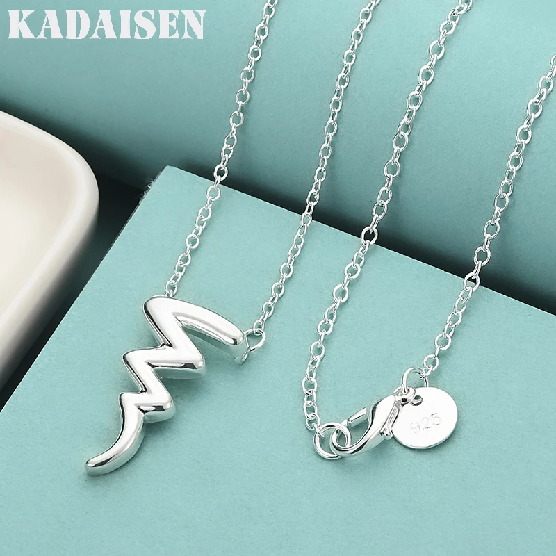 

925 Sterling Silver Originality Pendant Necklace High Quality For Women Wedding Engagement Fashion Fine Jewelry Gifts