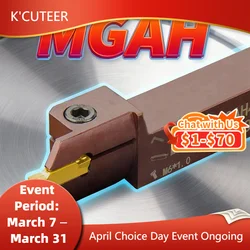 MGAH High-End Spring Steel MGAH320R MGAH325R End face Grooving Knife Large Range 24/400mm For MGGN/MGMN300 Carbide Insert Lathe