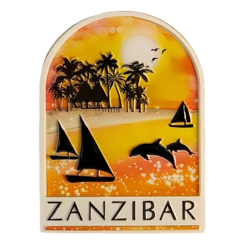 Africa Fridge Magnets Tanzania Kenya Zanzibar Kilimanjaro Refrigerator Stickers Home Decor Travelling Souvenirs