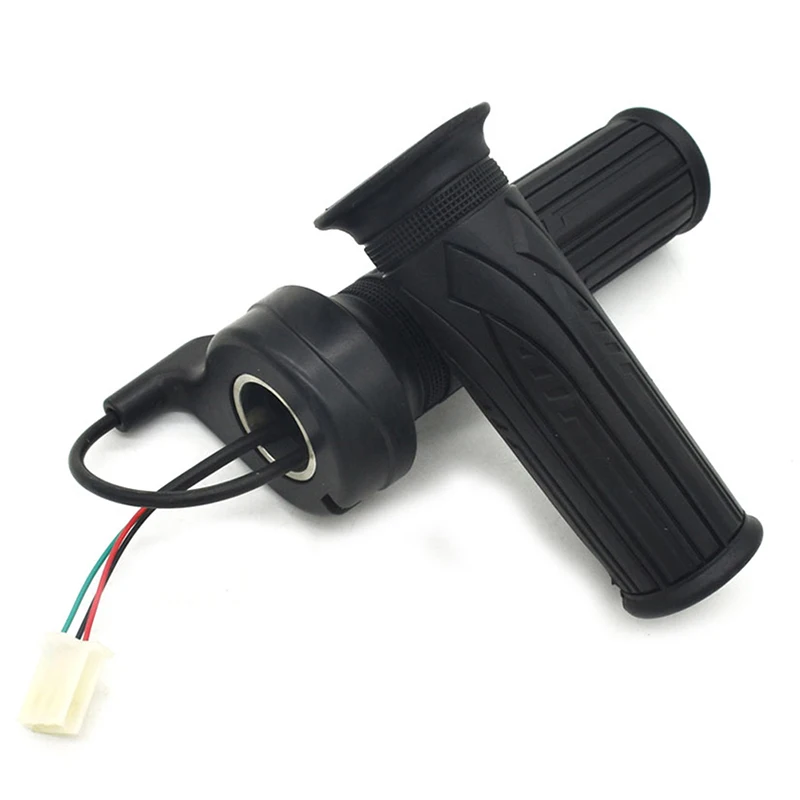 Elektrofahrrad Twist Throttle Hall Sensor Drehgriff Beschleuniger 12-72V für Elektroroller Ebike E-Bike Motorrad Dreirad