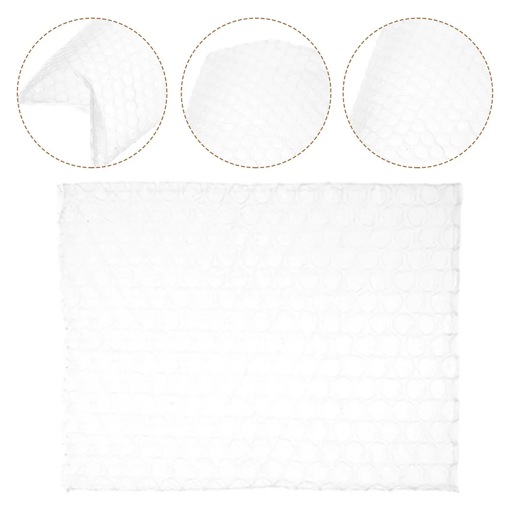 

400Pcs Heavy Duty Bubble Mailers Clear Padded Shipping Bags with Shock Absorption for Ceramics Electronics Moving Packaging