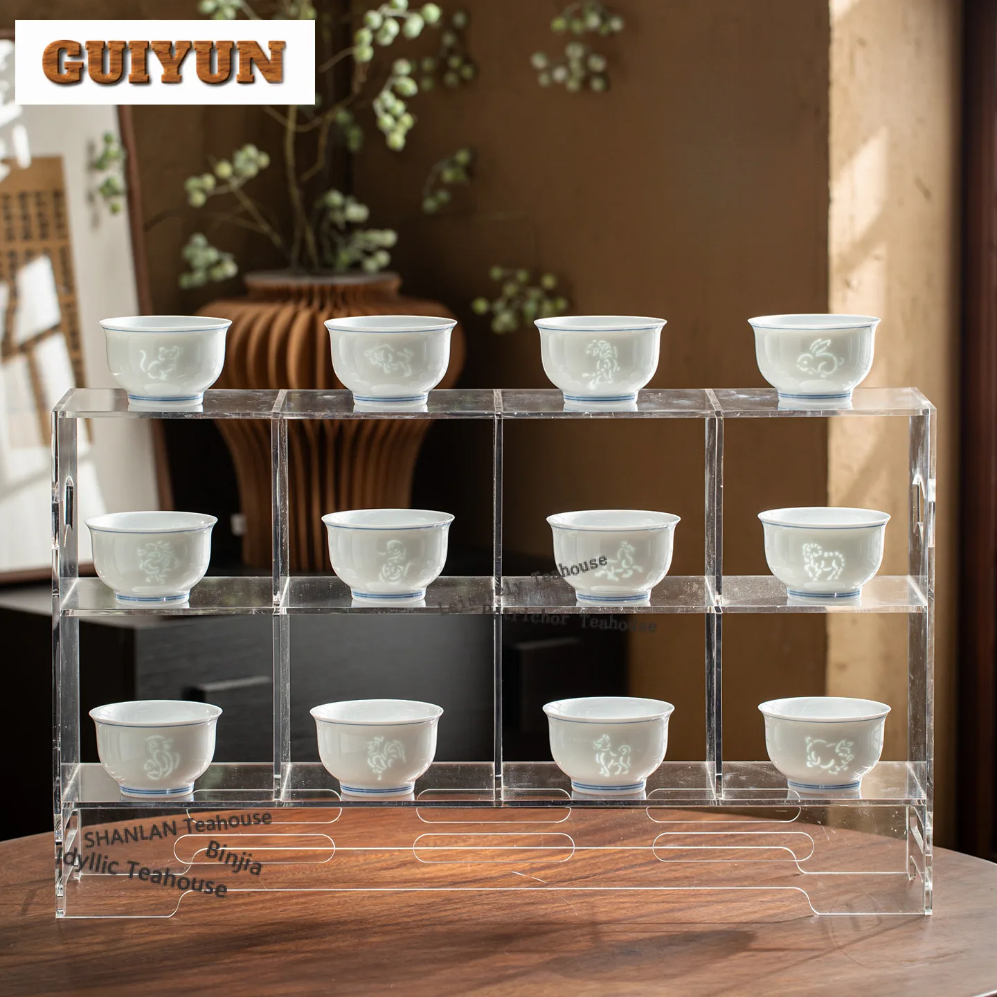 150ml Twelve Zodiac Hollow Out Teacup Aesthetic Tea Bowl Jug Tea-tasting Meditation Cup Chazhan Master Cups Chinese Tea Set Gift