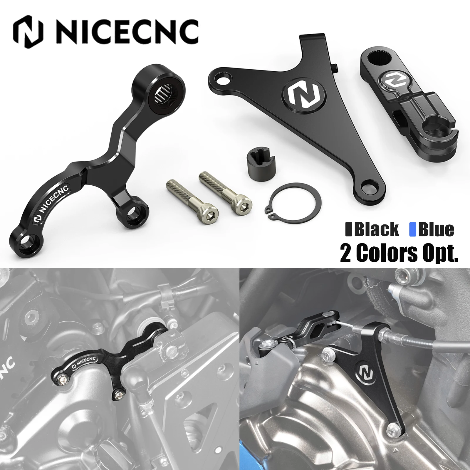 

NICECNC Clutch Arm Bracket Shift Stabilizer For Yamaha Tenere 700 XTZ 700 T700 19-24 Tenere 700 World Raid 2022 2023 MT07 18-22