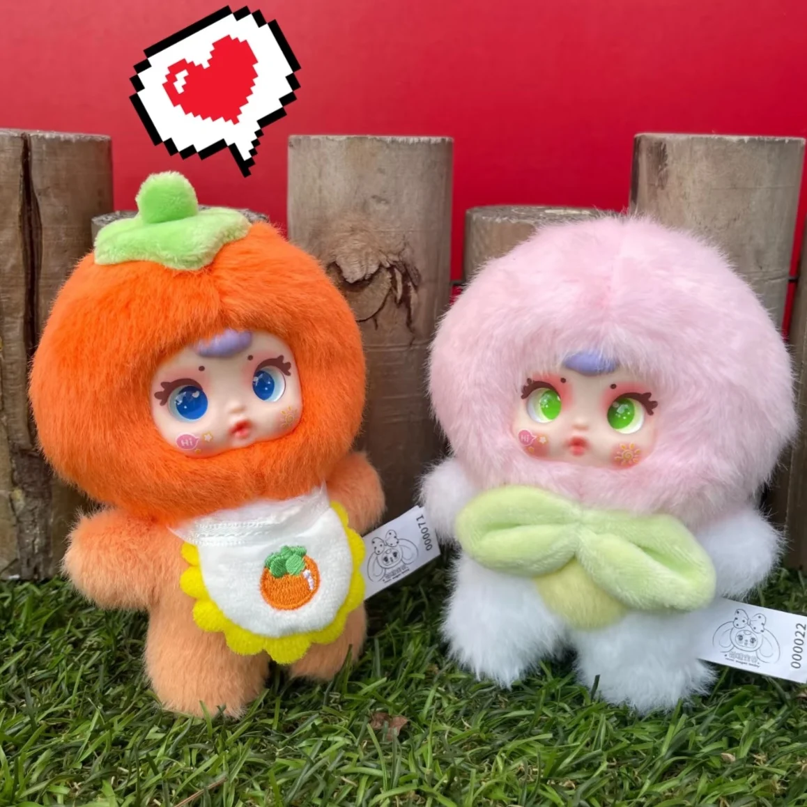 

New Trendy Play Blind Box Original MM Milk Candy Colorful Fruit Series Plush Doll Pendant Cartoon Doll Ornament Cute Gifts Toy