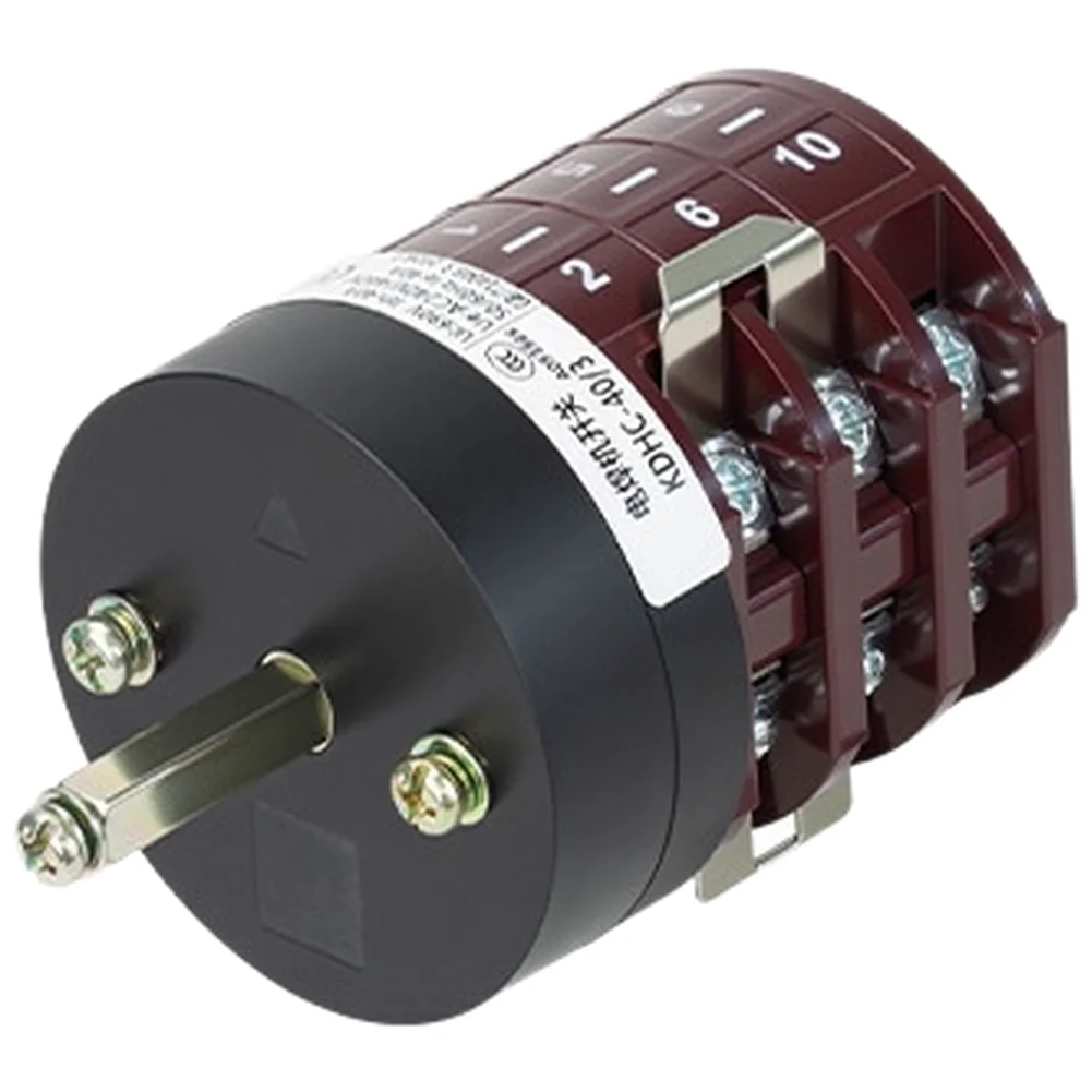 Three Section KDHC-40 Changeover Switch for Welding Equipment 40A Rated Current 690V Insulation AC23A Compatible