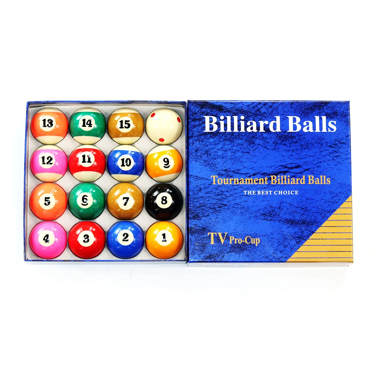 

16pcs Pool Table Balls Resin Balls Billiards Equipment 2.25" Billiard Balls Complete Set