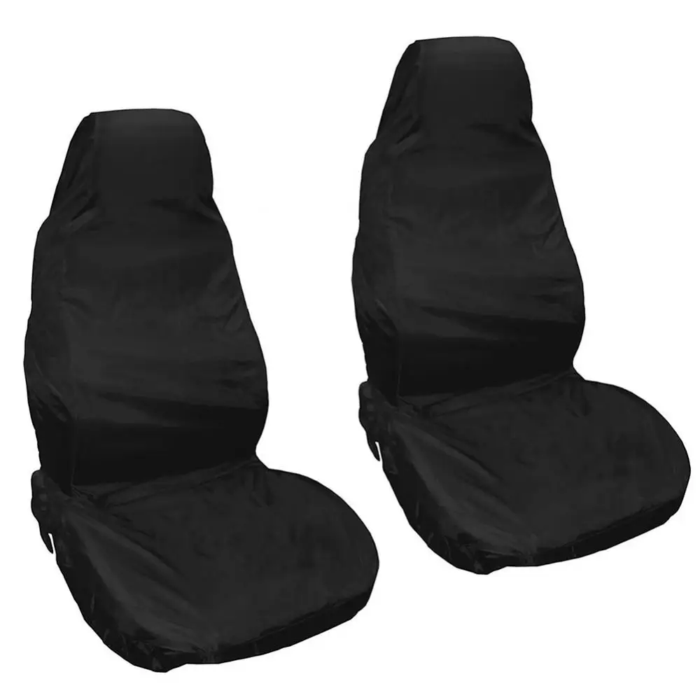 Seat Cover Waterproof 2Pcs Universal Car Auto Van Heavy Duty Protector Case